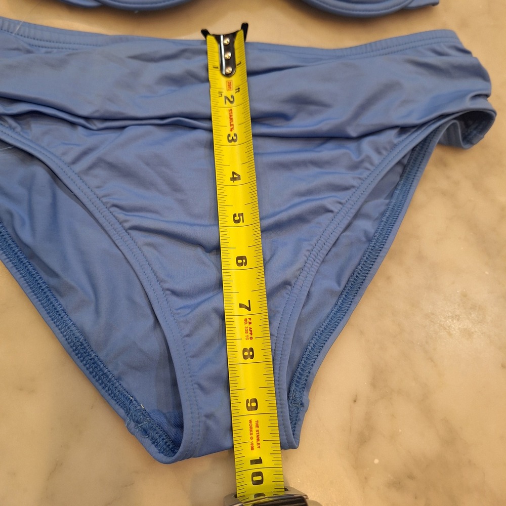 Tommy Bahama Bikini Set 34D/S Underwire Halter High Waist Swimsuit Retro Vibe - Picture 4 of 8